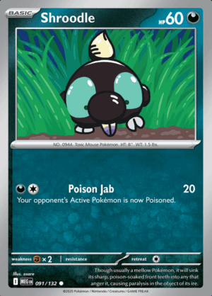 Shroodle Reverse Holo 091 (MEG)