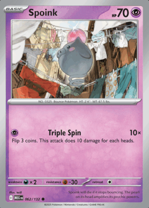 Spoink Reverse Holo 062 (MEG)
