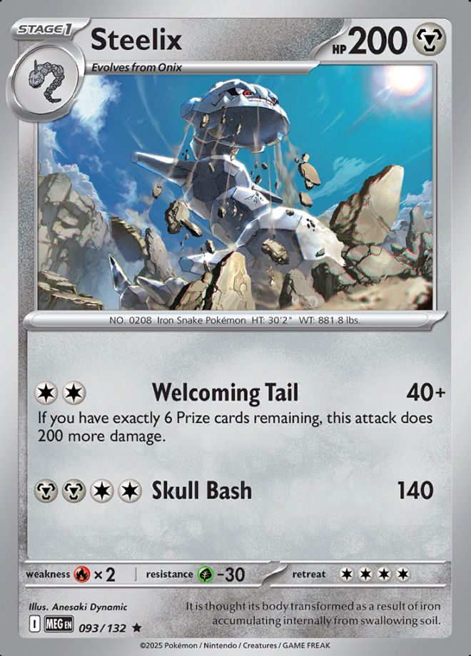 Steelix Reverse Holo 093 (MEG)