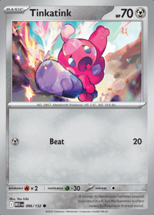 Tinkatink Reverse Holo 096 (MEG)