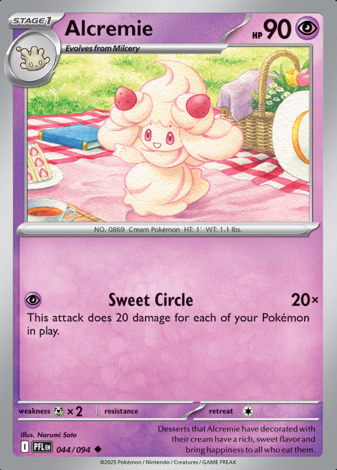 Alcremie 044 Reverse Holo (PFL)