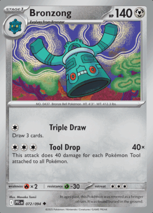 Bronzong 072 Reverse Holo (PFL)
