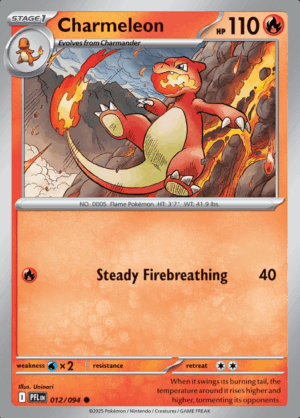 Charmeleon 012 Reverse Holo (PFL)