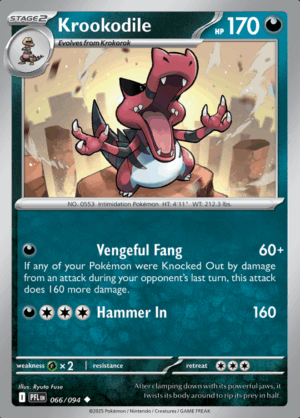 Krookodile 066 Reverse Holo (PFL)