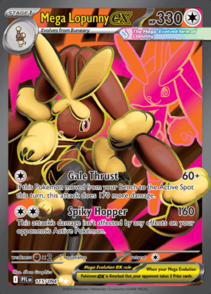Mega Lopunny ex 115 (PFL)