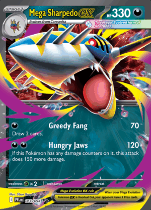 Mega Sharpedo ex 061 (PFL)