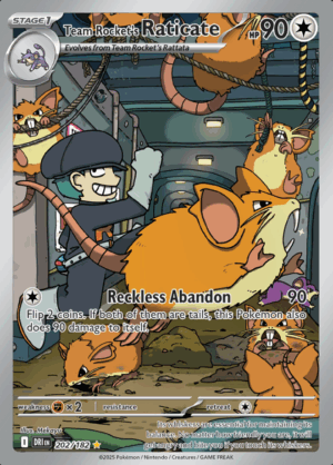Team Rocket's Raticate 202 (DRI)