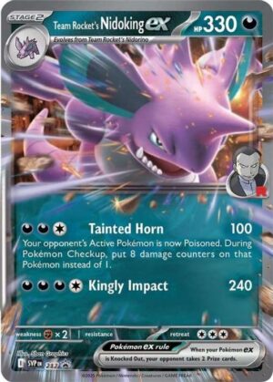 Team Rocket's Nidoking EX 217