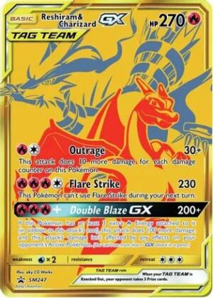 Reshiram & Charizard GX 247