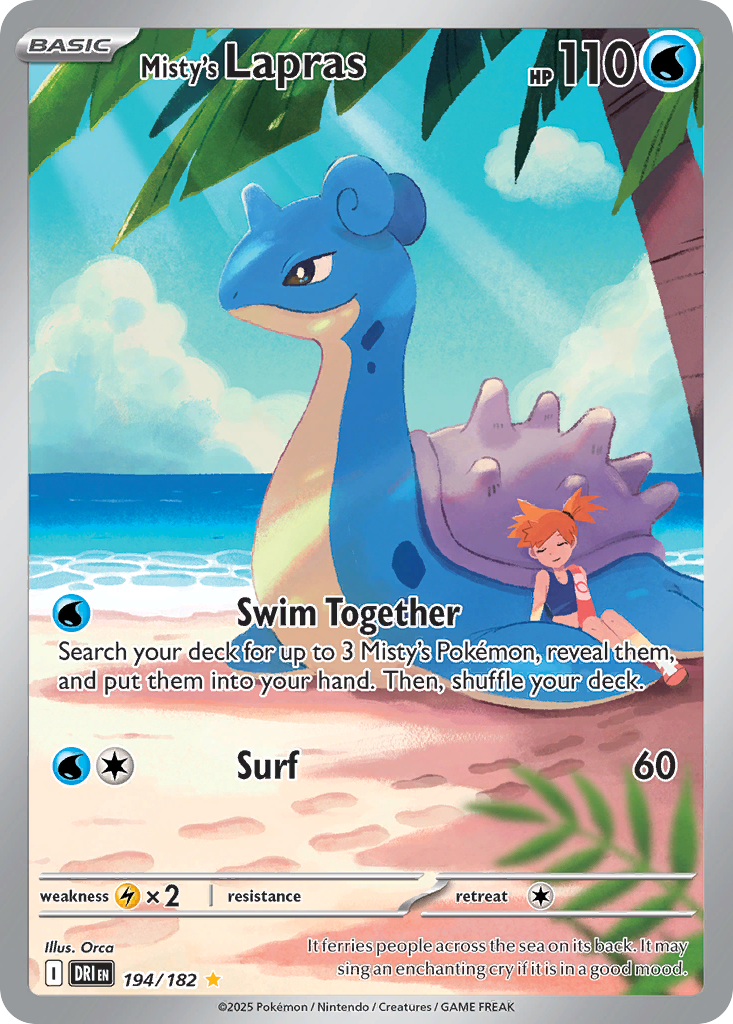 Misty's Lapras 194 (DRI)