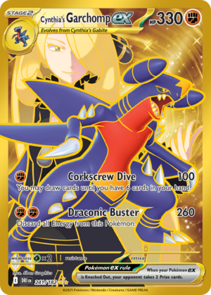 Cynthia's Garchomp EX 241 (DRI)