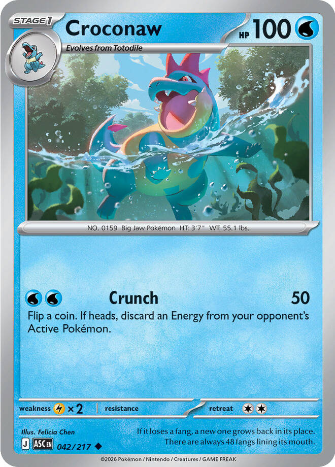 Croconaw 042 (ASC)