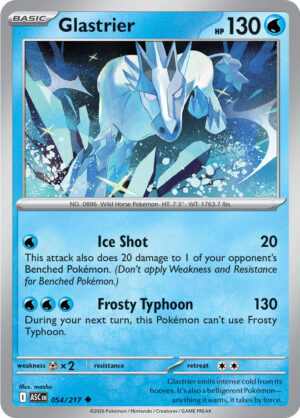 Glastrier Reverse Holo -Energy pattern 054 (ASC)