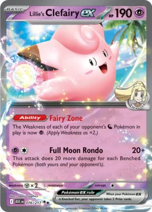 Lillie's Clefairy EX 076 (ASC)
