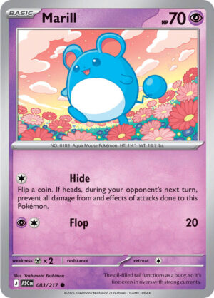Marill Reverse Holo -Energy pattern 083 (ASC)