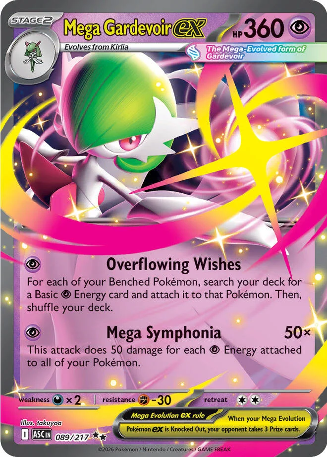 Mega Gardevoir EX 089 (ASC)