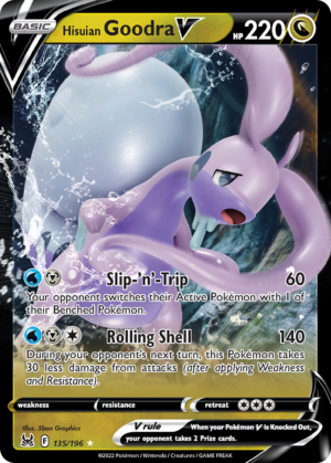Hisuian Goodra V 135 (LOR)