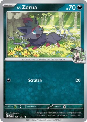 N's Zorua 136 (ASC)