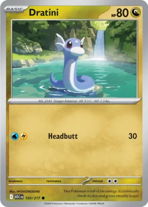 Dratini Reverse Holo -Energy pattern 150 (ASC)