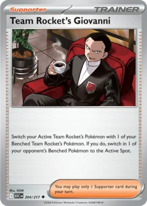 Team Rocket's Giovanni 204 (ASC)