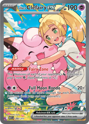 Lillie's Clefairy EX 280 (ASC)