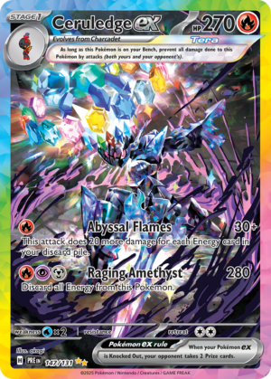 Ceruledge EX 147 (PRE)