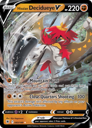 Hisuian Decidueye V 083 (ASR)
