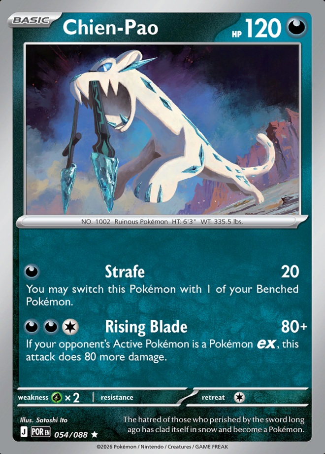 Chien-Pao Reverse Holo 054 (POR)