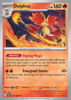 Delphox Holo 013 (CRI)