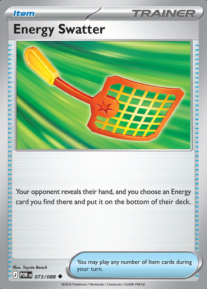 Energy Swatter Reverse Holo 073 (POR)