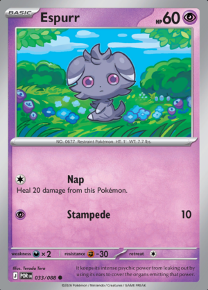 Espurr Reverse Holo 033 (POR)
