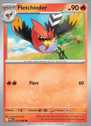 Fletchinder Reverse Holo 013 (POR)