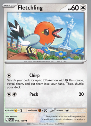 Fletchling Reverse Holo 066 (POR)