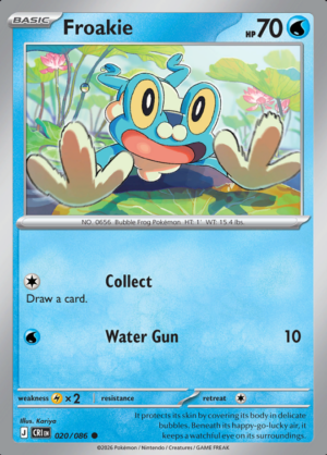Froakie Reverse Holo 020 (CRI)