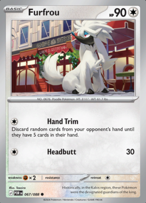 Furfrou Reverse Holo 067 (POR)