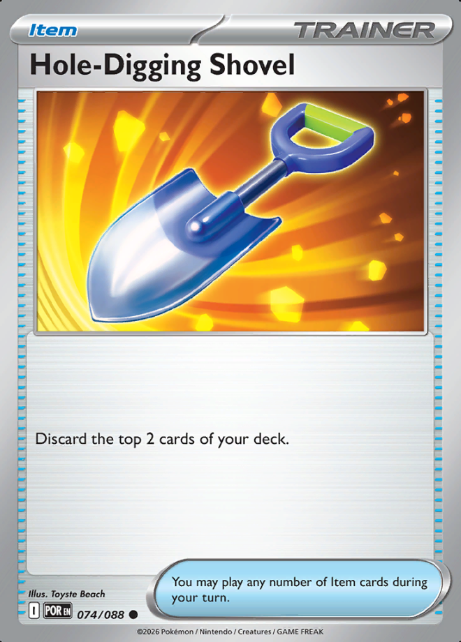 Hole-Digging Shovel Reverse Holo 074 (POR)
