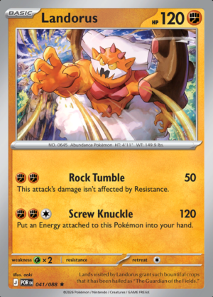 Landorus Reverse Holo 041 (POR)