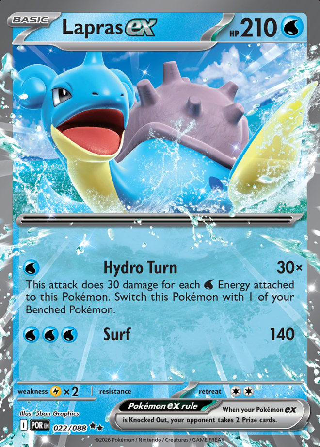 Lapras EX 022 (POR)