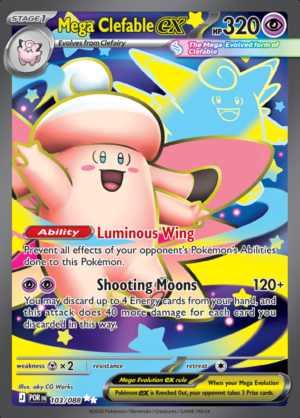 Mega Clefable EX 103 (POR)