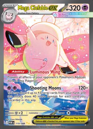 Mega Clefable EX 119 (POR)
