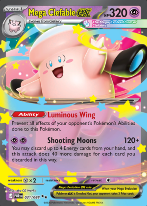 Mega Clefable EX 031 (POR)