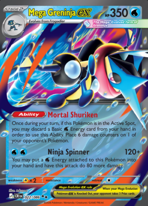 Mega Greninja ex 022 (CRI)