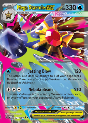 Mega Starmie EX 021 (POR)