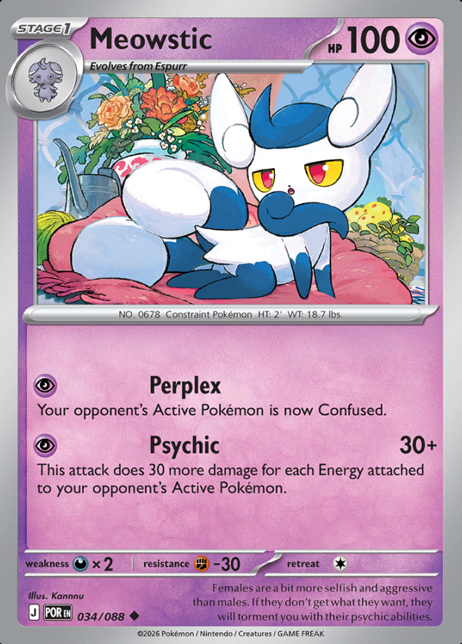 Meowstic 034 (POR)