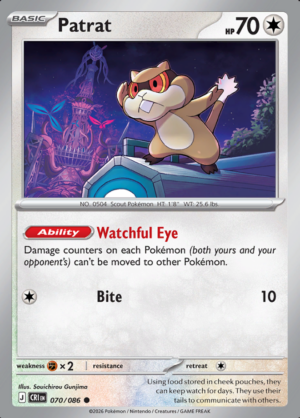 Patrat Reverse Holo 070 (CRI)