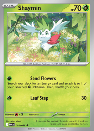 Shaymin Reverse Holo 003 (POR)