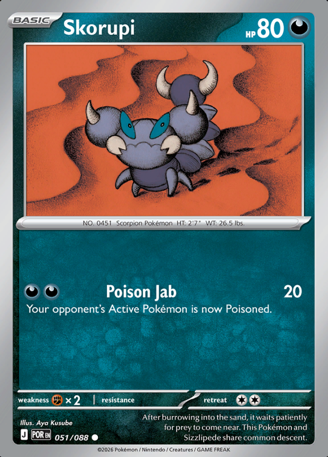 Skorupi Reverse Holo 051 (POR)