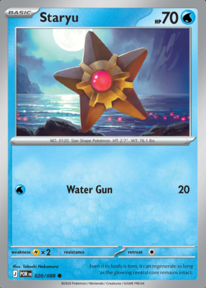 Staryu Reverse Holo 020 (POR)