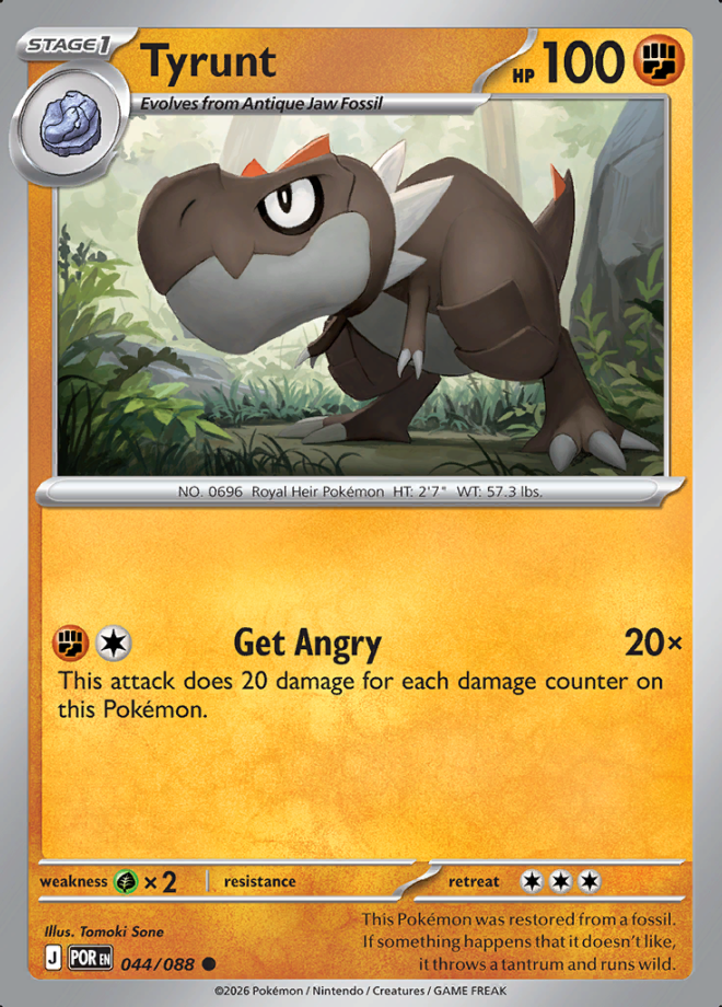 Tyrunt Reverse Holo 044 (POR)
