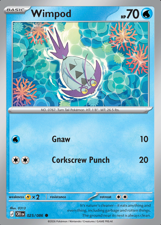 Wimpod Reverse Holo 025 (CRI)